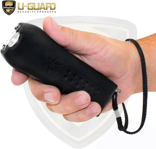 Vista 8 de Pistola de aturdimiento personal linterna linterna pimienta spray llavero kit de defensa personal kit multifunción menos letal arma combo Equipo