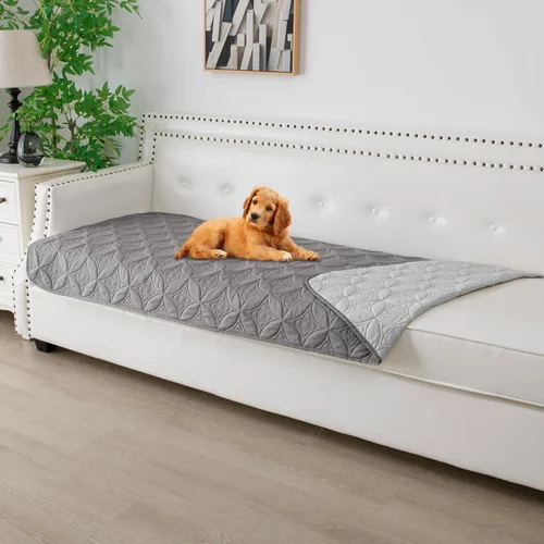 Vista 39 de Manta impermeable para perro, 30 x 30 pulgadas, fundas de sofá para mascotas pequeñas para sofá, silla, cama, protector de muebles de perros