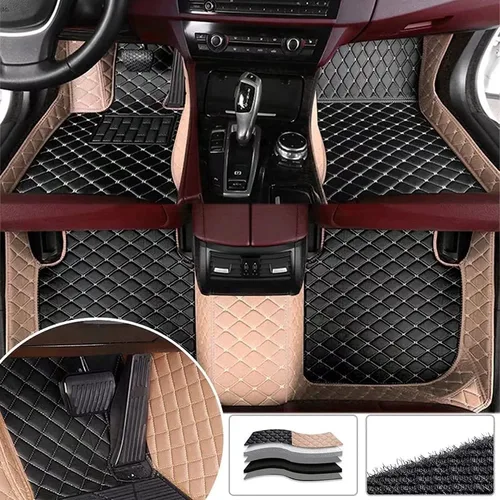 Vista 36 de Alfombrillas de automóvil compatibles con Honda Acura todos los modelos 2005-2023 (beige)