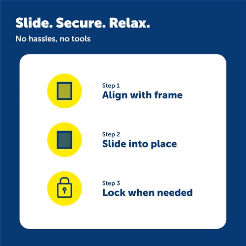 Vista 6 de Cubierta de Puerta para Mascotas PetSafe con Panel de Cierre - Restringe el Acceso de las Mascotas - Cubierta de Plástico Duradera - Resistente al