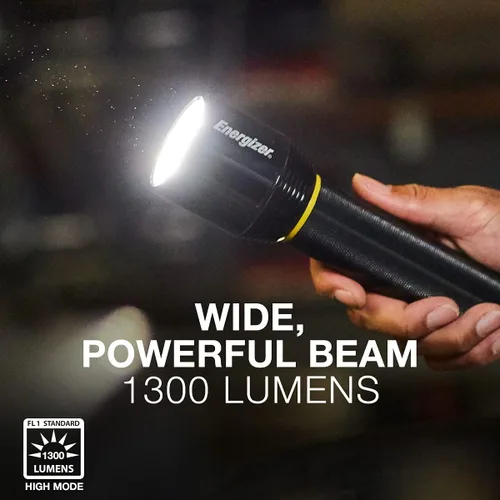 Vista 3 de Energizer Linterna LED Vision PRO, ultra brillante, más de 1000 lúmenes, IPX4 resistente al agua y linterna Etekcity para camping, linterna LED