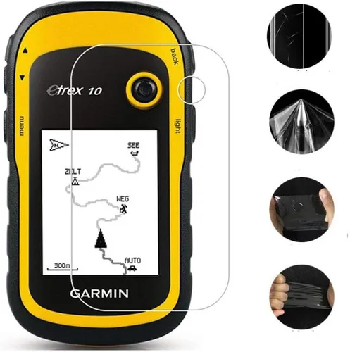 Vista 2 de Zshion - Protector de pantalla para Garmin eTrex 10, ultrafino, a prueba de explosiones, antiarañazos, cobertura completa, para Garmin eTrex 10 HD