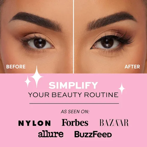 Vista 4 de Pestañas magnéticas Glamnetic - Lucky Pestañas magnéticas cortas, 60 veces reutilizables, de alto volumen, de visón sintético, con efecto de ojo