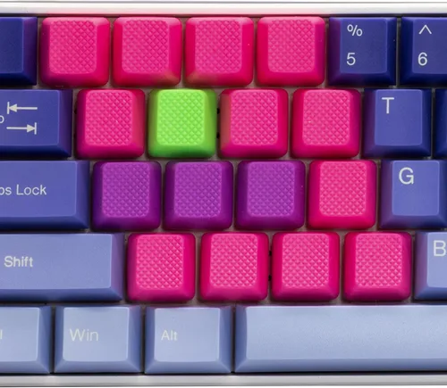 Vista 9 de TAI-HAO Teclas de goma en blanco para juegos en blanco No.9 compatible con todos los tipos de teclados MX