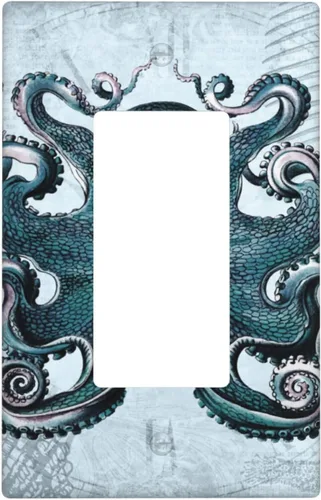 Vista 10 de Placa decorativa de pared eléctrica decorativa con bandera estadounidense, escopeta de doble palanca, placa de cubierta de interruptor de luz de 2