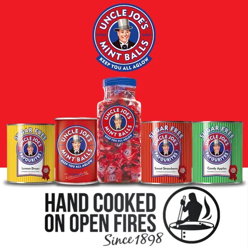 Vista 7 de Uncle Joe's Manzanas dulces sin azúcar Dulces duros con sabor Dulces británicos saludables Regalo de dulces gourmet Dulces de frutas 4.23