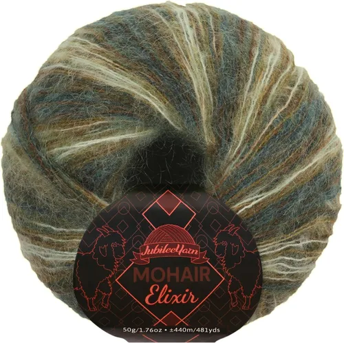 Vista 42 de JubileeYarn Mohair Elixir Yarn - 50g/Skein Baby Wool Blend - Cosmopolitan - 1 Skein