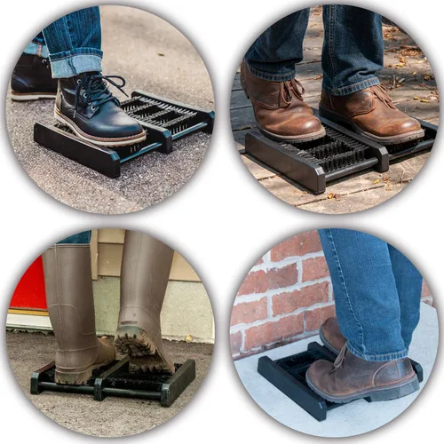 Vista 3 de Jobsite - Raspador de botas - Cepillo limpiador de zapatos para exteriores