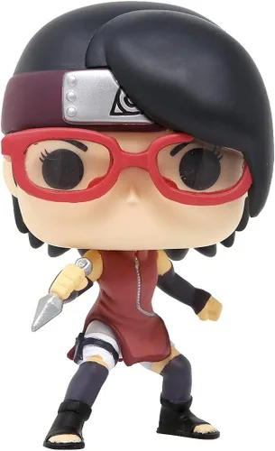 Vista 7 de POP Boruto: Naruto The Next Generation - Figura de vinilo de Sarada Uchiha Funko (con funda protectora de caja compatible), multicolor, 3.75 pulgadas