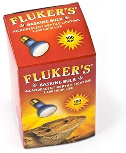 Fluker's Bombillas Reflectoras Incandescentes de Calentamiento para Tanques de Reptiles, Bombillas de Lámpara de Calor para Reptiles para Luz