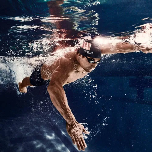 Vista 4 de Speedo - Traje de baño estilo Jammer ProLT para hombre, color liso