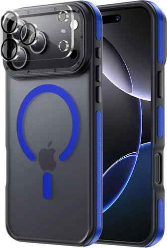 Vista 50 de Tigowos Funda Magnética para iPhone Air Compatible con MagSafe Resistente a Caídas de 16 Pies Cubierta Trasera con Sensación de Piel Mate a Prueba