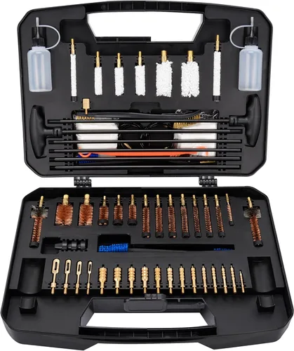 Vista 8 de BOOSTEADY Pro Gun Cleaning Kit Universal Gun Cleaning Kit Handgun Shotgun Cleaning Kit for All Guns with High-end Brass Brushes, Mops, Jags