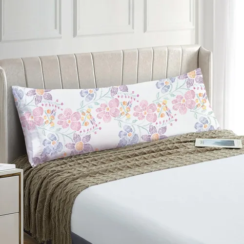 Vista 49 de EXQ Home - Funda de almohada de satén para cuidar el cabello y la piel, tamaño estándar, de seda con estampado negro, juego de 2 fundas con cierre