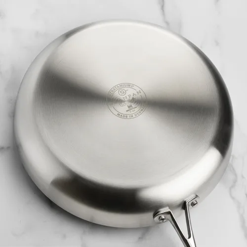 Vista 5 de Scanpan CX+ - Sartén antiadherente de 12.5 pulgadas con tapa de cristal, acero inoxidable de 5 capas