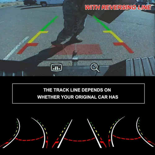 Vista 4 de Cámara de retrovisión trasera compatible con Hyundai Sonata 2015 2016 2017 Parking Park Assist Camera Reemplaza # 95760-E6201
