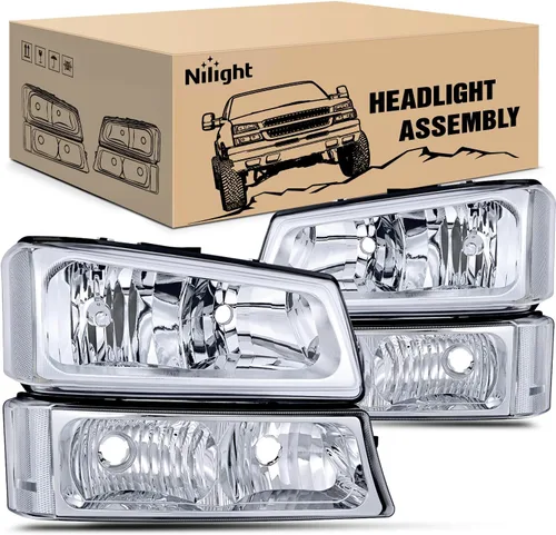 Vista 11 de Nilight Conjunto de luz trasera para Chevy Silverado 1500 1500HD 2500 2500 2500HD 3500 2007 Chevrolet Classic OE estilo pasajero lámpara trasera