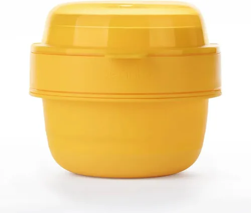 Vista 11 de Tazón plegable estilo Bento para sopa, ensalada, sándwiches y aperitivos, reutilizable, tapa a prueba de derrames, apto para microondas con Berenjena