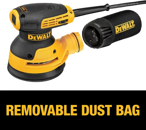 Vista 5 de Dewalt DWE6423R Lijadora orbital aleatoria de velocidad variable de 5 pulgadas con almohadilla H&L (renovada)