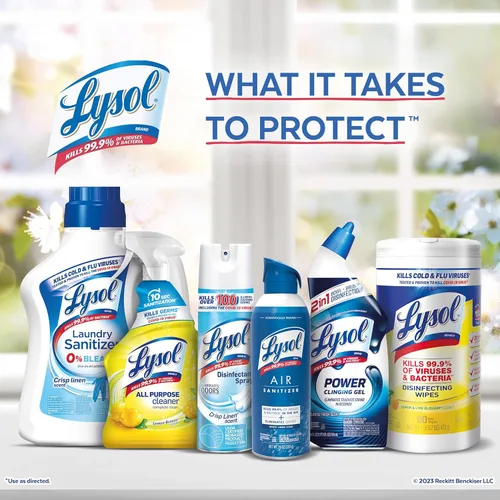 Vista 7 de Lysol Limpiador y desengrasante Pro Kitchen en aerosol, antibacteriano multiusos para cocinas, encimeras, hornos y electrodomésticos, aroma cítrico