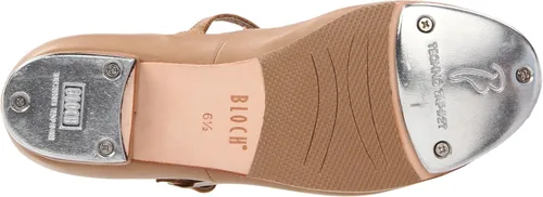 Vista 4 de Bloch Zapatos de cuero para mujer Dance Tap On, Bronceado