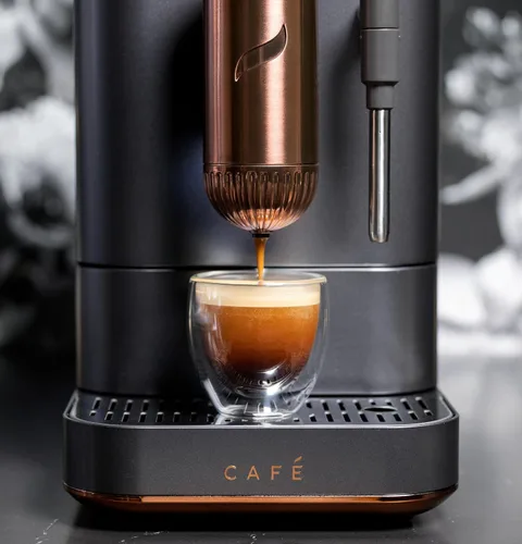 Vista 4 de Café Affetto - Máquina de café espresso automática + espumador de leche, molinillo de granos de espresso integrado y ajustable, preparación de un
