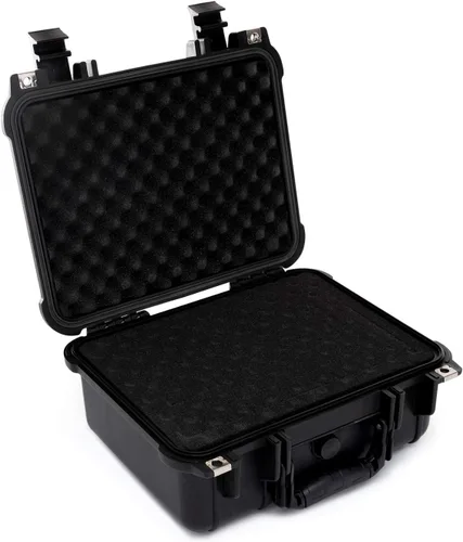 Vista 8 de Koah Funda rígida de plástico resistente a la intemperie con espuma personalizable (13 x 11 x 6 pulgadas), a prueba de agua y golpes, para cámaras