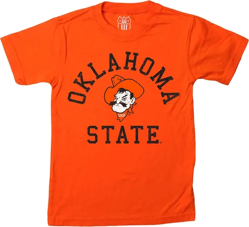 Vista 117 de Wes and Willy Camiseta de algodón orgánico de manga corta para niños de la NCAA