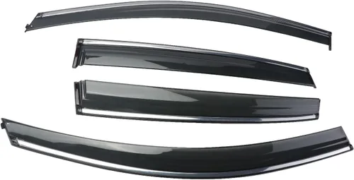 Vista 4 de Protectores de lluvia adecuados para CRV 2012-2016, visera de ventana, accesorios de humo oscuro, deflectores de ventana, protector de lluvia, 4