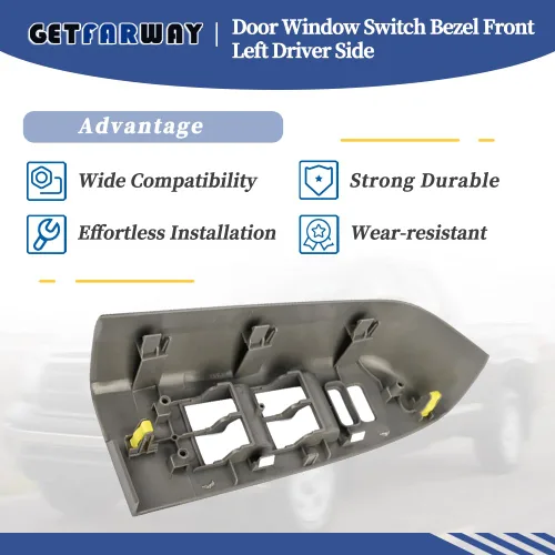 Vista 4 de Interruptor de ventana de puerta Bisel delantero izquierdo lado del conductor para Toyota Tundra/Sequoia 2007 2008 2009 2010 2011 2012 2013 2013