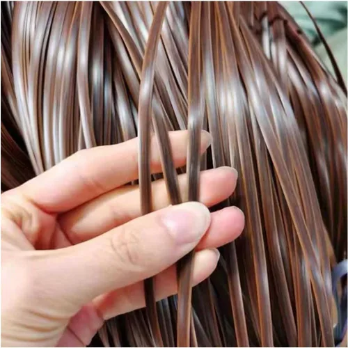 Vista 36 de ECYC Material de tejido de ratán sintético plano de 17.64 oz, ratán de plástico para tejer y reparar silla, mesa, manualidades, 01