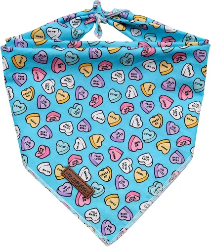 Vista 26 de MR. CHUBBYFACE Pañuelos azules con rayas para perros, reversibles, baberos triangulares, bufanda, accesorios para perros, gatos, mascotas