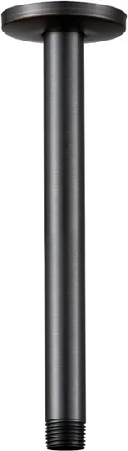 Vista 26 de OFFO Brazo de ducha con brida, 3 pulgadas montaje en techo cabezal de ducha de lluvia de repuesto brazo recto montado en techo para cabezal de ducha