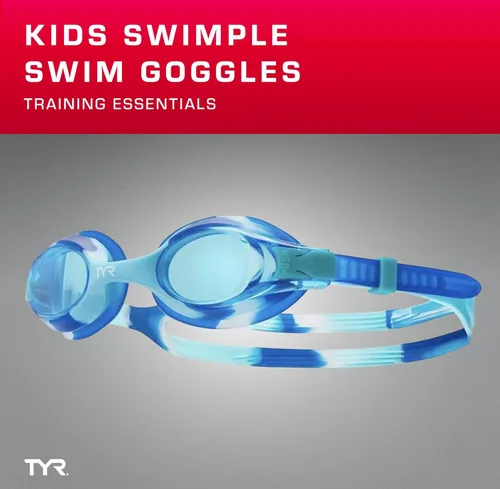Vista 2 de TYR Swimple Tie-Dye Kids' Swim Goggles