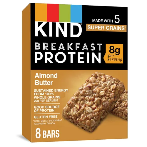 KIND - Barras de proteínas para desayuno.