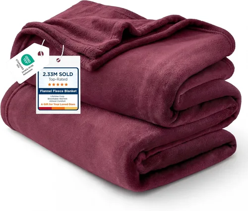 Vista 32 de Bedsure - Manta de vellón, tamaño queen, suave, ligera, afelpada, mullida, acogedora, de microfibra de lujo, color rosa, 90 x 90 pulgadas