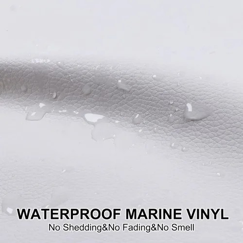 Vista 3 de Auto Element Telas de tapicería de cuero sintético impermeables, material suave anti-UV, hipoalergénico, fácil de limpiar, sin pelar