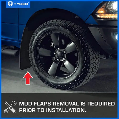 Vista 3 de Tyger Auto Guardabarros compatibles con Chevy Silverdo GMC Sierra 1999-2006 1500 2500 3500HD (incluido 2007 Classic), Fleetside, estilo remachado