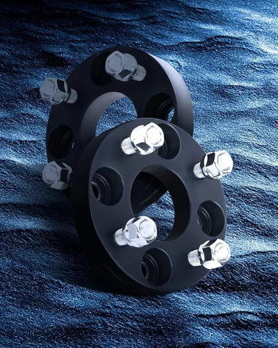 Vista 8 de KAX Espaciadores de rueda 4x4, adaptadores de espaciadores de rueda de 1" con pernos de 1/2" x20, diámetro del cubo de 59 mm, 2 piezas para Xpress