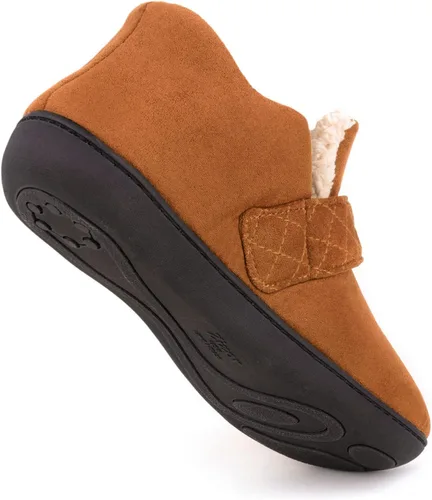 Vista 4 de Zizor Zapatos de casa ajustables Ivy para mujer para interiores y exteriores