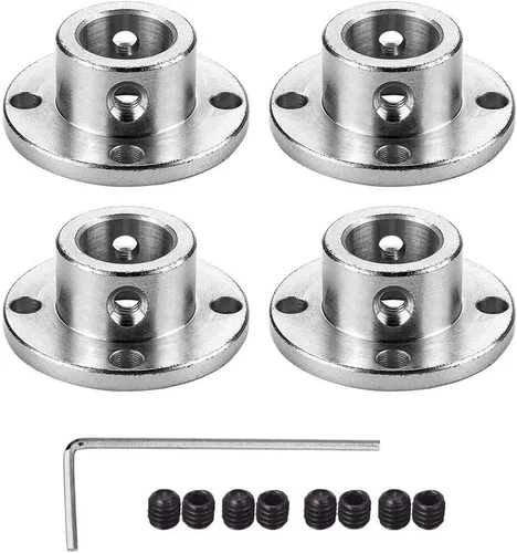 Vista 8 de Conector de acoplamiento de brida de 3 mm, accesorio acoplador de modelo de guía rígida, accesorios de eje para motores de modelo RC, bricolaje, 4