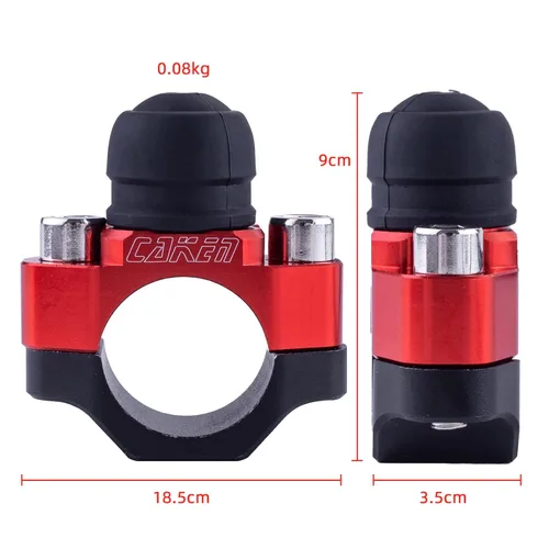 Vista 2 de PRO CAKEN Botón de interruptor de arranque y parada de motor a prueba de agua CNC para motocicleta eléctrica, scooter, modificación de bicicleta