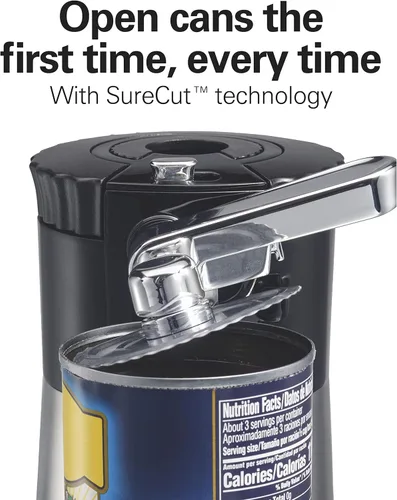 Vista 2 de Hamilton Beach OpenStation Abrelatas Eléctrico Automático para Cocina con Herramienta Múltiple y Herramientas de Apertura de Botellas y Frascos