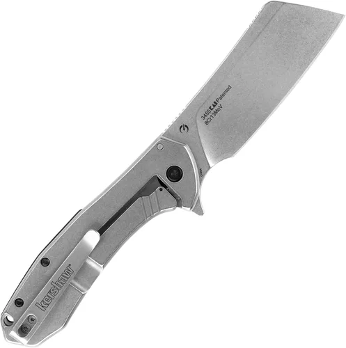 Vista 7 de Kershaw Outlier, cuchillo de bolsillo plegable estilo karambit táctico y cuchillo de bolsillo con soporte, hoja de 3.4 pulgadas, apertura asistida