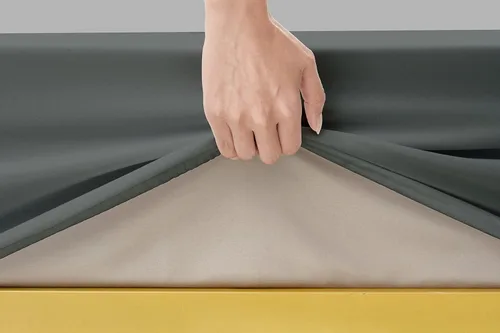 Vista 7 de ONE CODE Juego de sábanas King de 4 piezas de microfibra reciclada suave certificada, sin arrugas y transpirable, sábanas Oeko-Tex, bolsillos