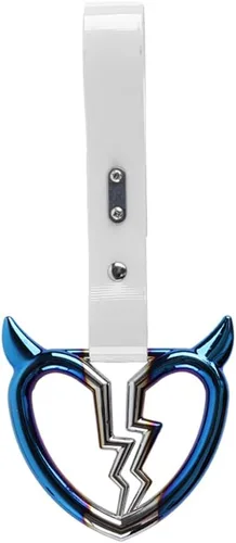 Vista 14 de Q1-TECH, JDM Tsurikawa Anillo japonés de metro, tren, autobús, mango de coche, cuerno de diablo, mango de corazón roto, correa de mano, anillos