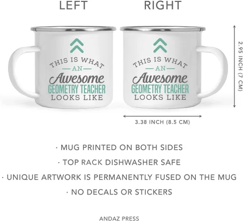 Vista 368 de Andaz Press 11oz. Stainless Steel Campfire Coffee Mug Gift, This is What an Awesome Mentor Looks Like, 1-Pack, Birthday Gift Ideas Coworker Him Her