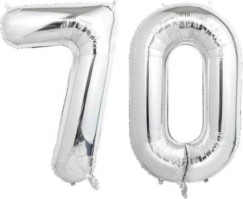 Vista 71 de Globos gigantes de números negros de 40 pulgadas, globos de aluminio de Mylar con helio para cumpleaños, globo número 0 para decoración de fiestas