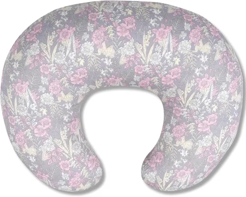Vista 7 de x-vesolje Almohada de lactancia, almohada de lactancia materna con funda extraíble, almohada ergonómica para lactancia materna, almohada de apoyo