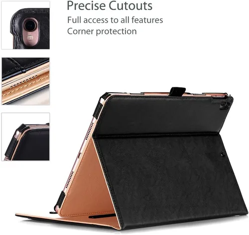 Vista 4 de ProCase Carcasa para Apple iPad Pro de 10.5 - Carcasa para Apple iPad Pro de 10.5 pulgadas 2017, con múltiples ángulos de visualización, con Negro